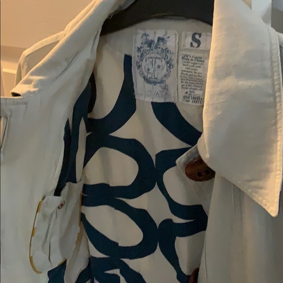 Trovata light grey trench coat - Picture 3 of 5